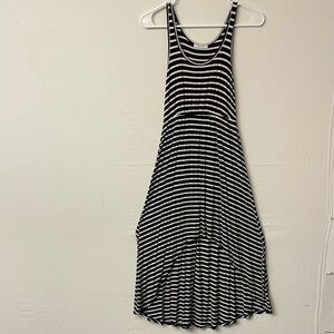 dELiA*s Black & White Striped Tank Dress – Approx. Size Small(I8)@